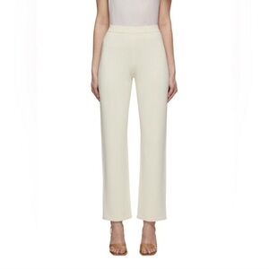 St. John Santana Straight Wide Leg Knit Pants Size 6